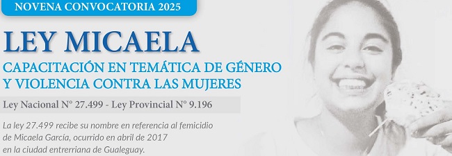 LEY MICAELA - 9° Convocatoria Noviembre 2025